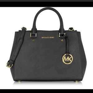 Michael Kors Specchio Sutton Leather Satchel